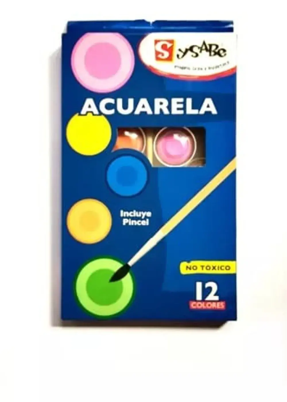 Acuarela 12 colores