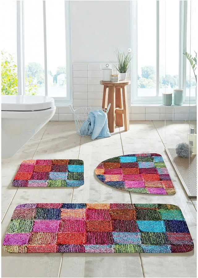 Alfombra de baño con espuma viscoelástica Varios colores