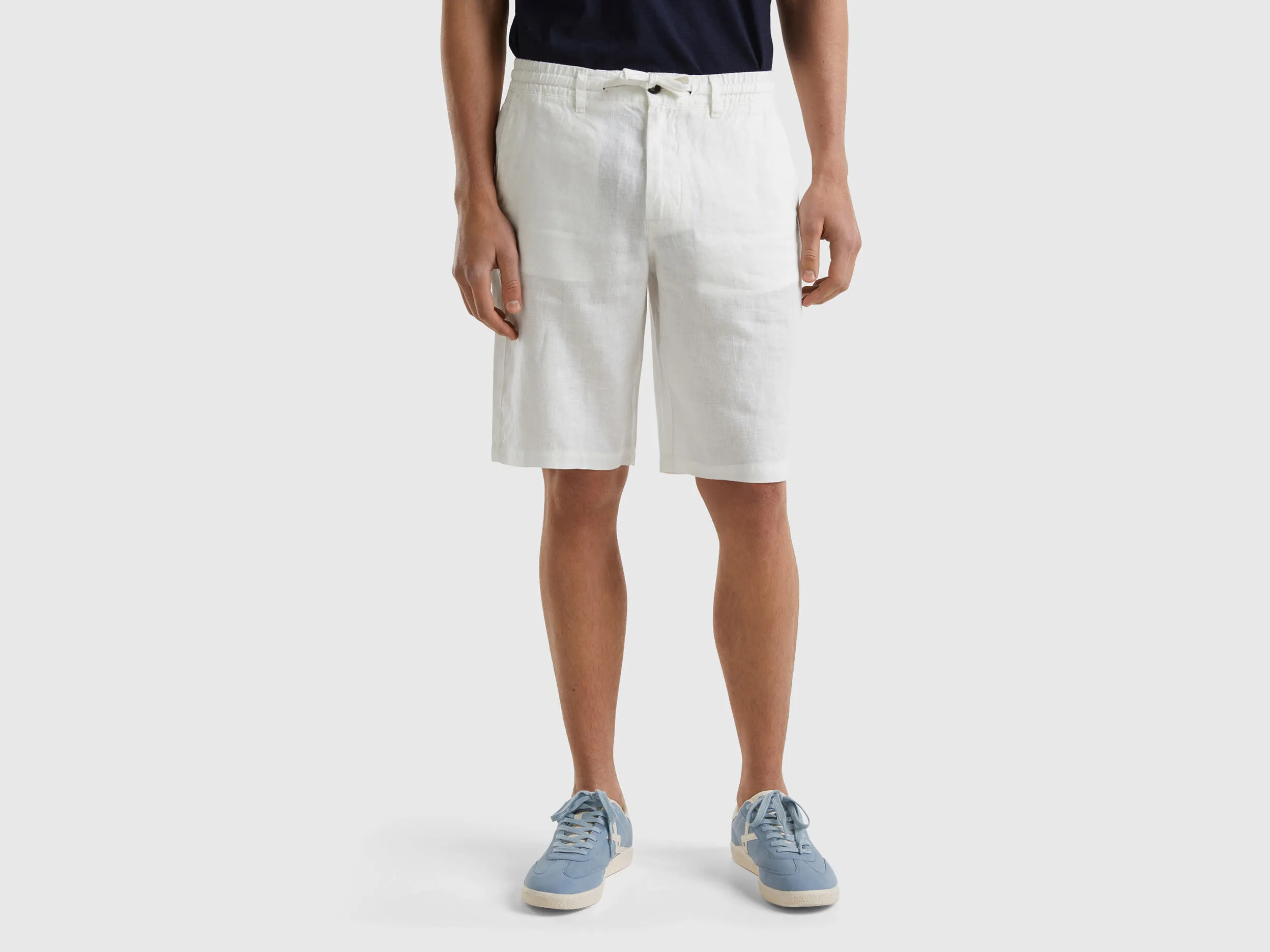 Bermudas de 100 % lino