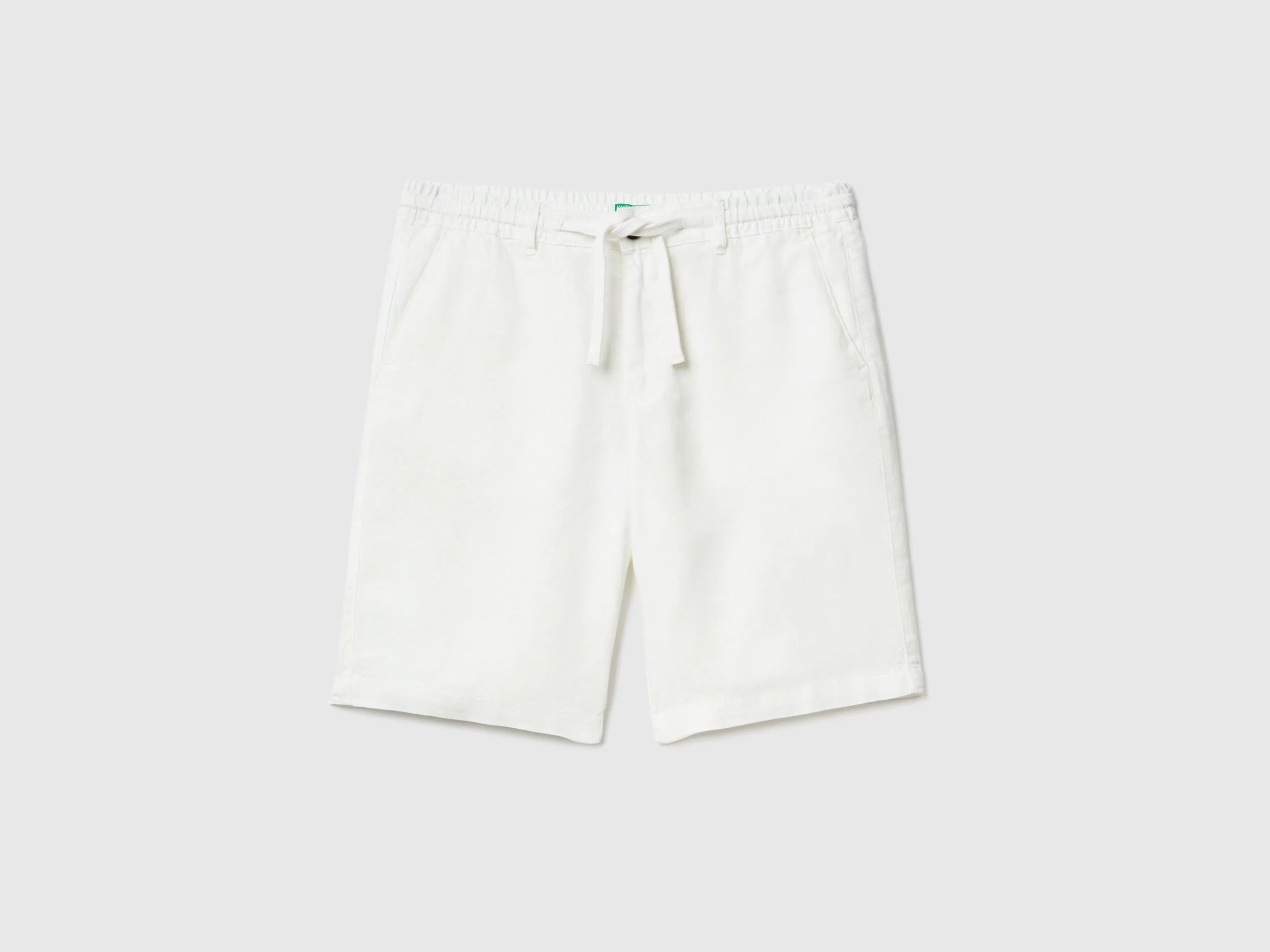 Bermudas de 100 % lino