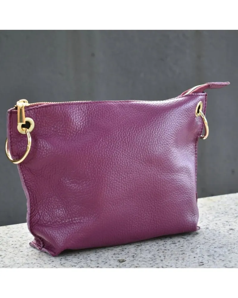 Bolso de piel de estilo bandolera 1273