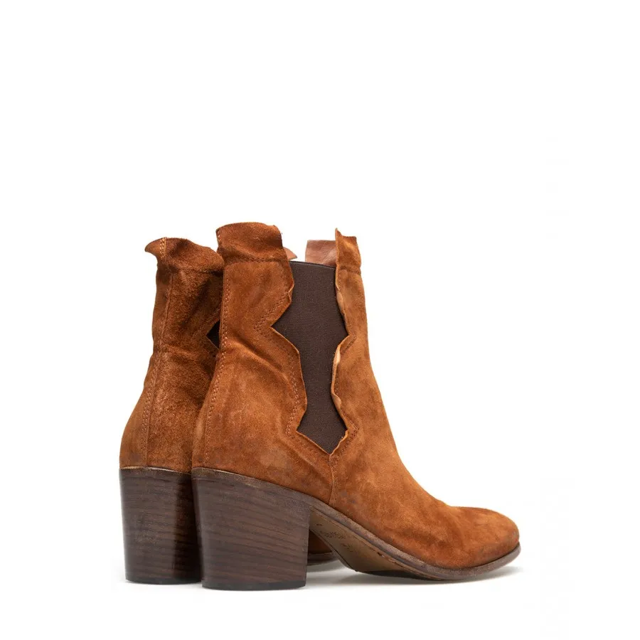 Botas Mujeres MOMA 1CS037-OL Oliver 9Bruciato Gamuza Marron