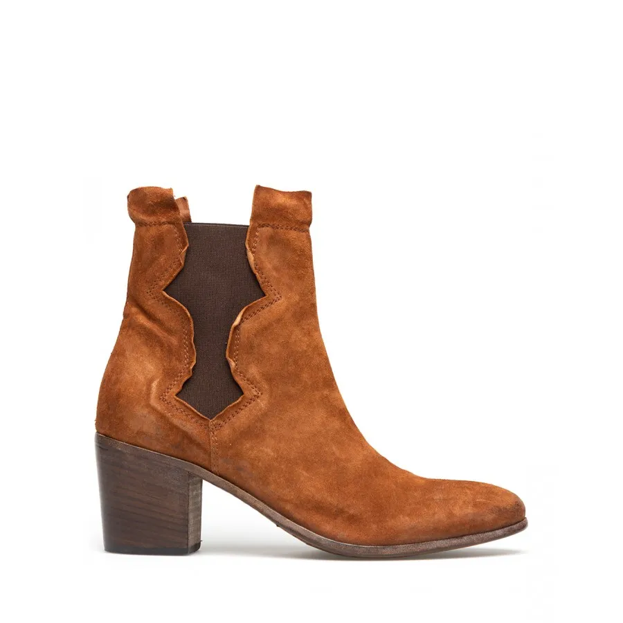 Botas Mujeres MOMA 1CS037-OL Oliver 9Bruciato Gamuza Marron