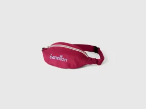 Burgundy pouch in pure cotton