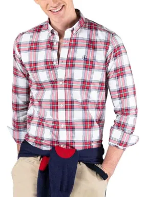 camisa el ganso basket rojo para hombre