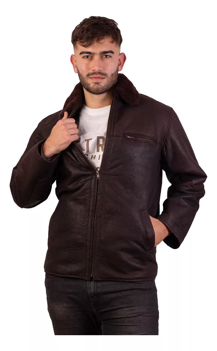 Campera De Cuero De Oveja 100% Legitimo De Hombre - Art: K50