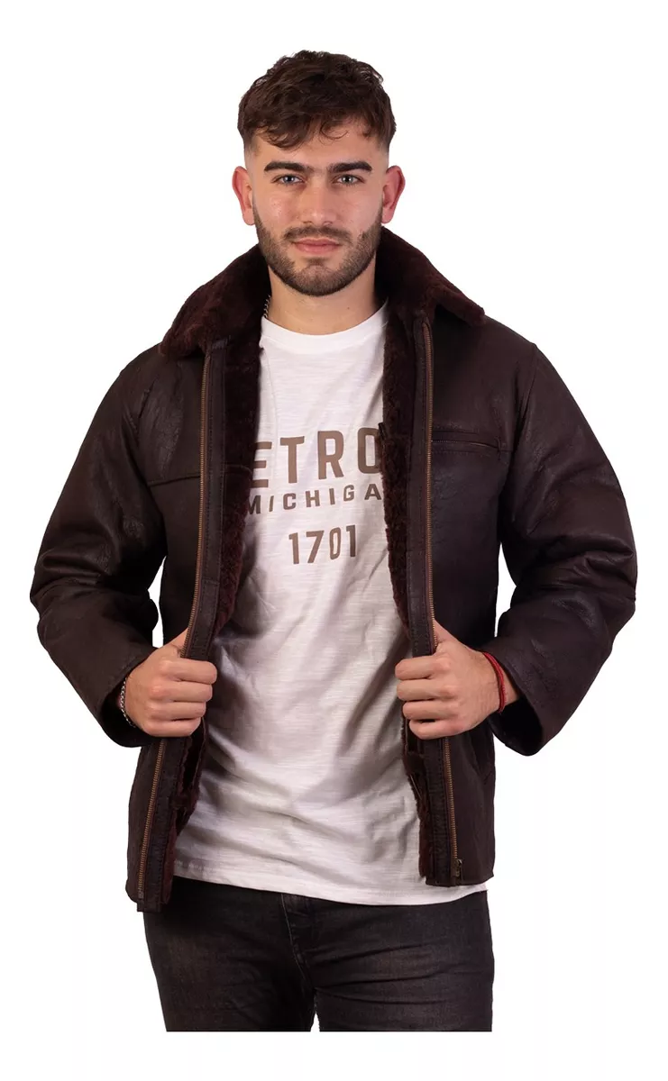 Campera De Cuero De Oveja 100% Legitimo De Hombre - Art: K50