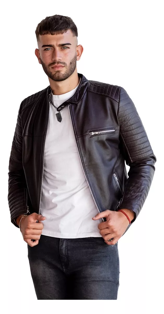 Campera De Cuero De Oveja 100% Legitimo De Hombre - Pau.b