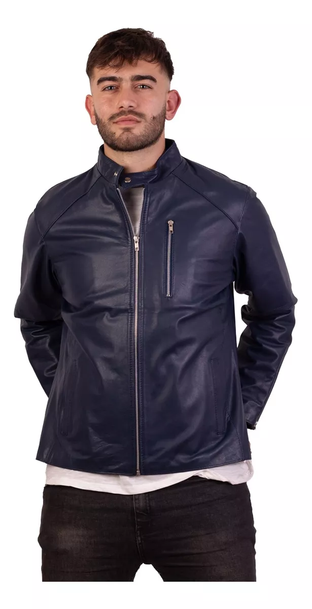 Campera De Cuero Vacuno 100% Legitimo De Hombre - Art: Gabri