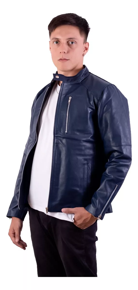 Campera De Cuero Vacuno 100% Legitimo De Hombre - Art: Gabri