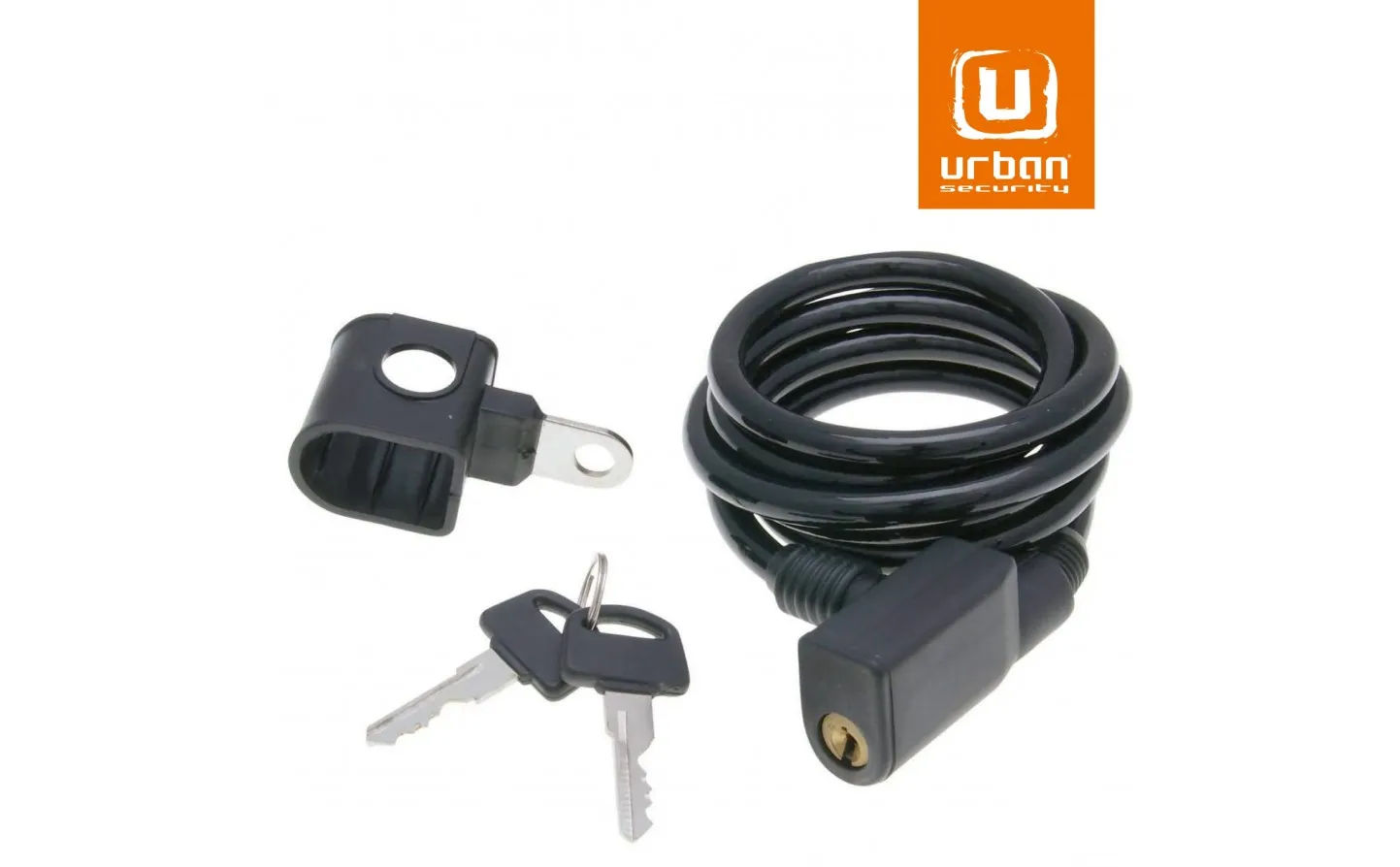 Candado Moto Urban Security Maxton Cable Espiral+Soporte Ø 8 - 150cm |450/P|