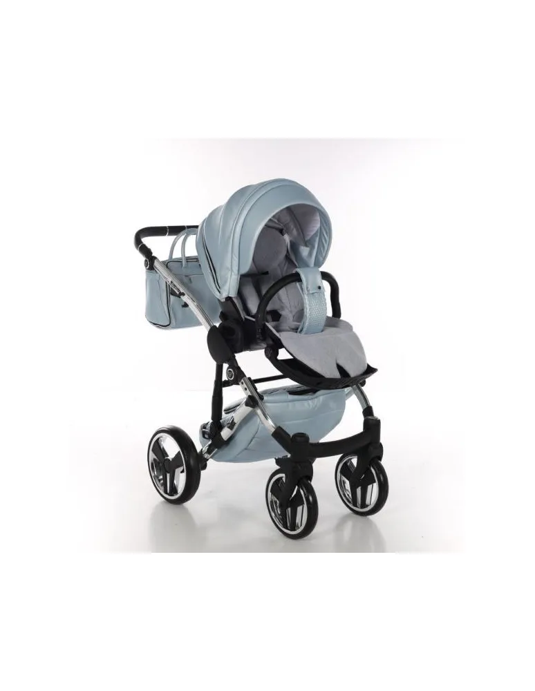 CARRO DUO JUNAMA FLUO LINE CELESTE/PLATA