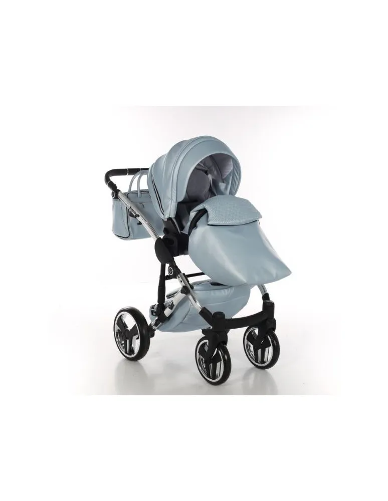 CARRO DUO JUNAMA FLUO LINE CELESTE/PLATA