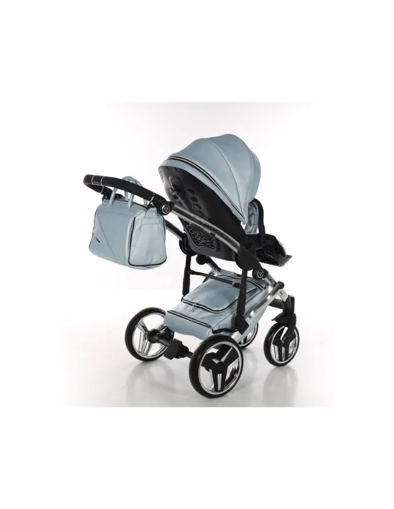 CARRO DUO JUNAMA FLUO LINE CELESTE/PLATA