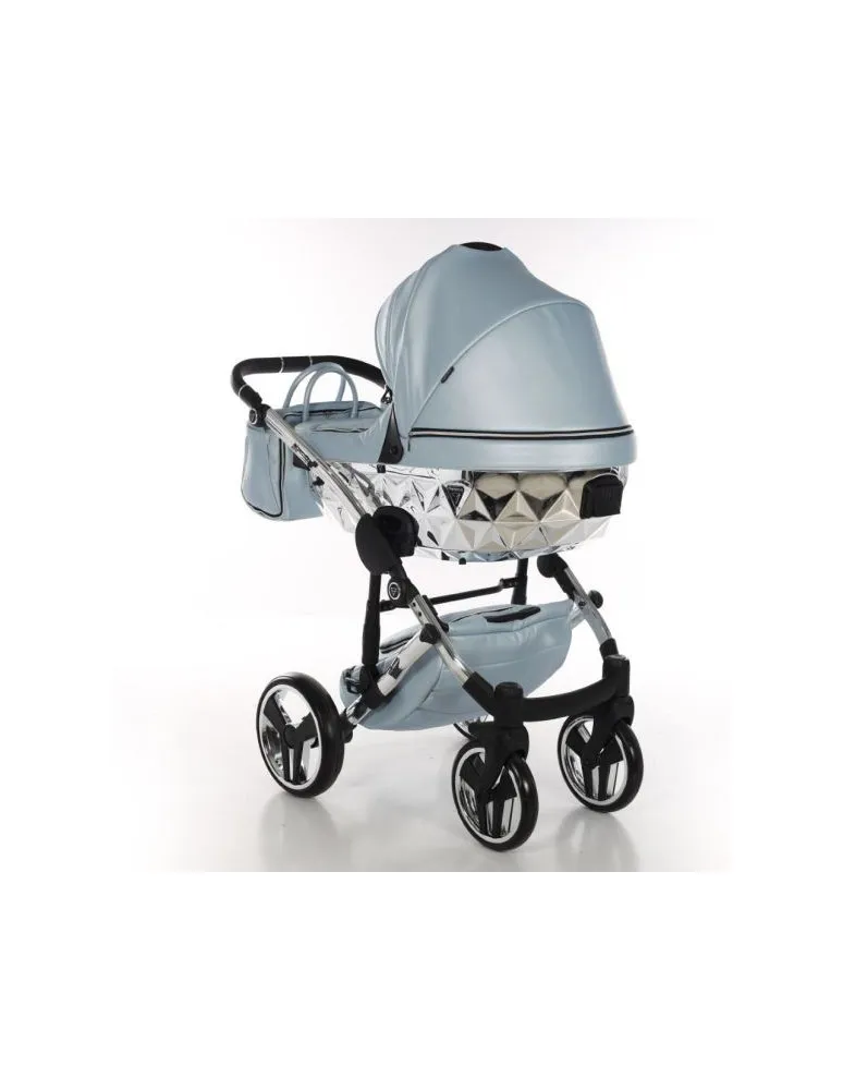 CARRO DUO JUNAMA FLUO LINE CELESTE/PLATA