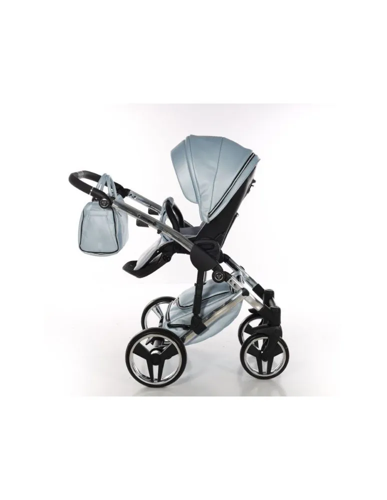 CARRO DUO JUNAMA FLUO LINE CELESTE/PLATA