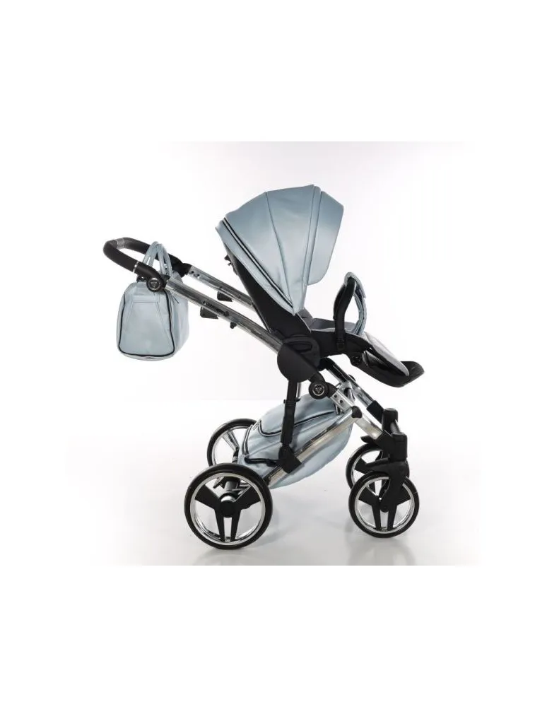 CARRO DUO JUNAMA FLUO LINE CELESTE/PLATA