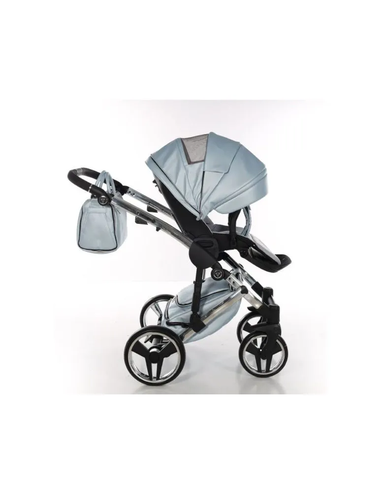 CARRO DUO JUNAMA FLUO LINE CELESTE/PLATA