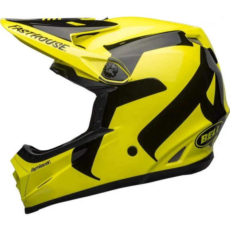 Casco bicicleta DH BELL Full-9 Fusion Mips (HI-VIZ/BLACK FH)