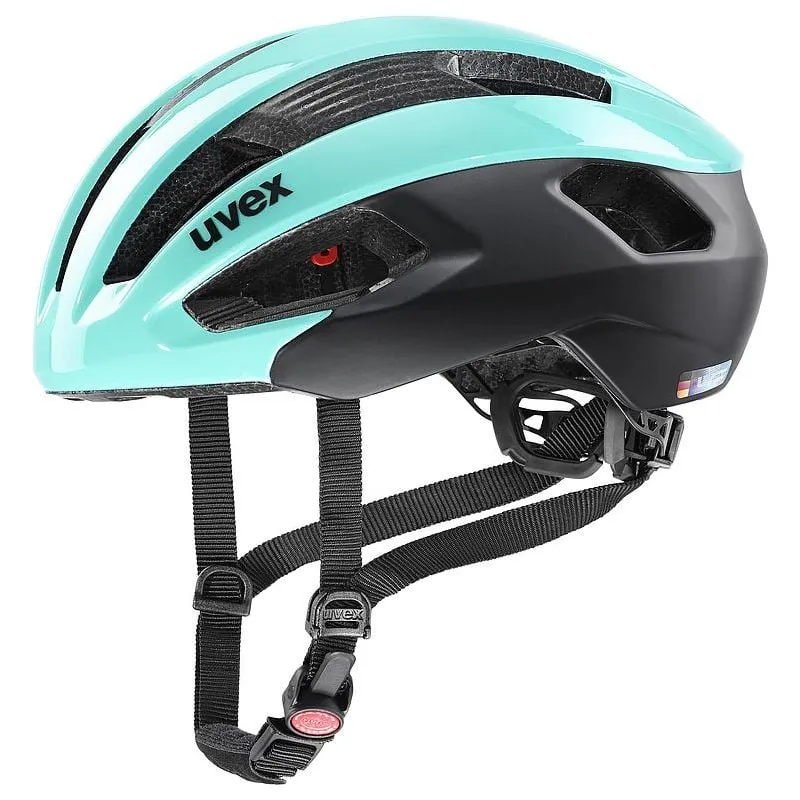 Casco de ciclismo Uvex Rise Cc (Aqua-negro Mat)