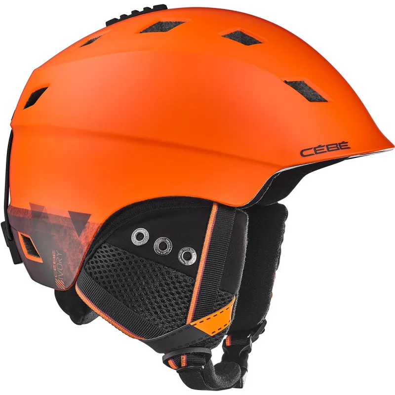 Casco de esquí Cébé Ivory (naranja mate)