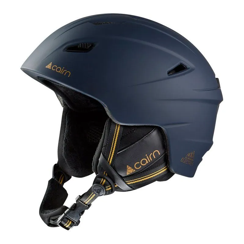 Casco esquí mujer Cairn Electron (Azul Grafito Dorado)