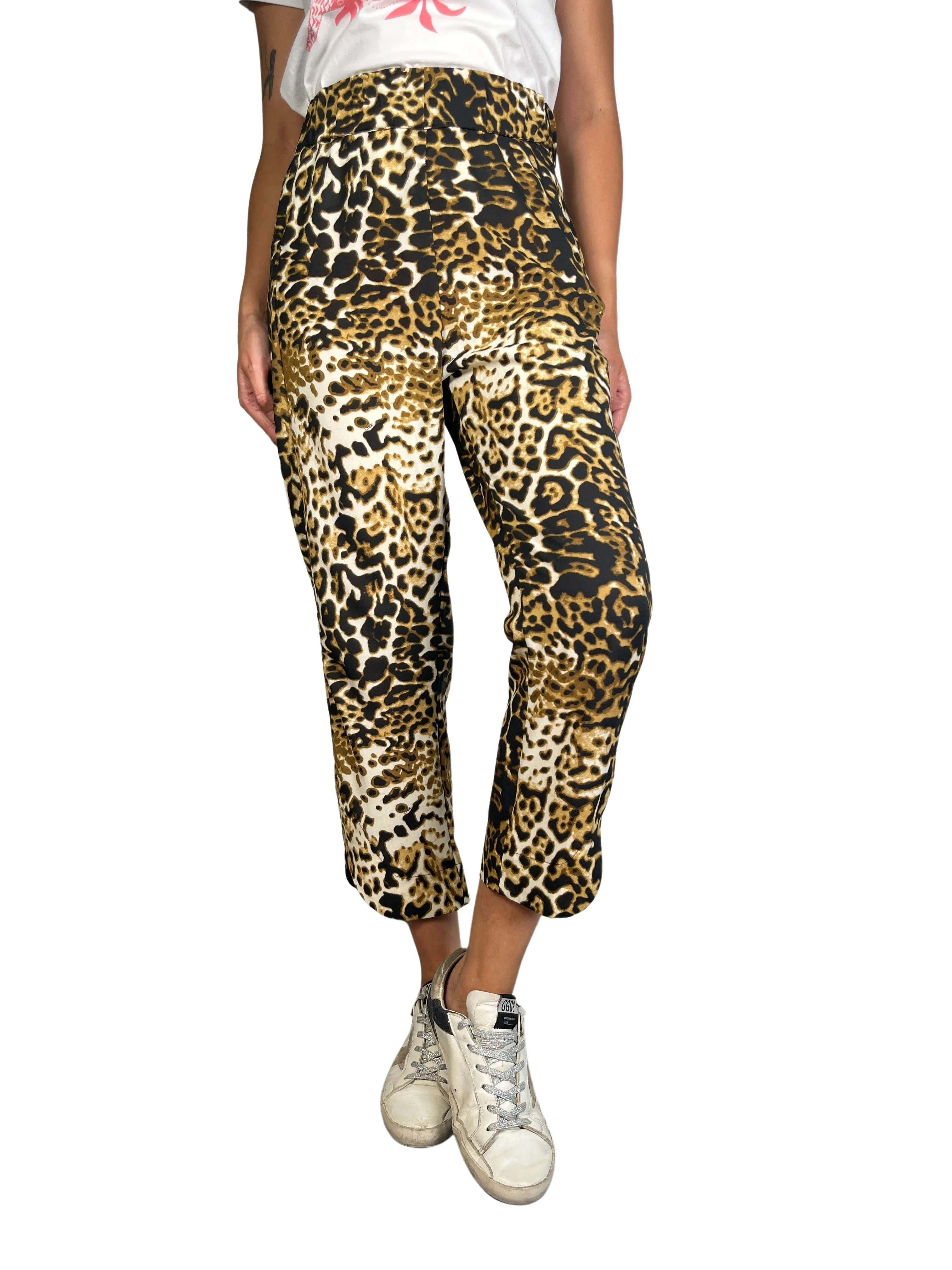 CHER Pantalón Animal Print