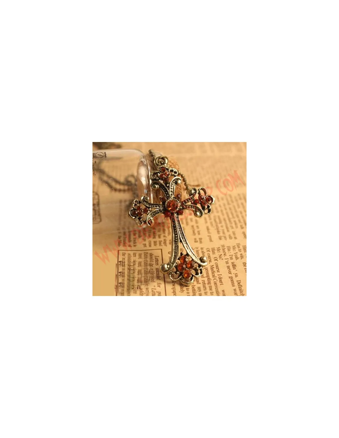 Colgante Retro Cross