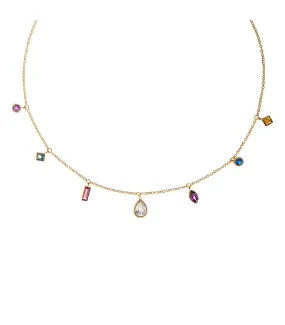 Collar corto Agatha RAINBOW Multicolor Dorado - 2680068-256-TU