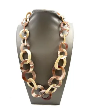 COLLARES BEIGE CON ESLABONES GRANDES IDEAL FONDO DE ARMARIO