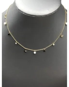 COLLARES FINOS QUE ESTAN TAN DE MODA CON PEQUEÑOS DIJES