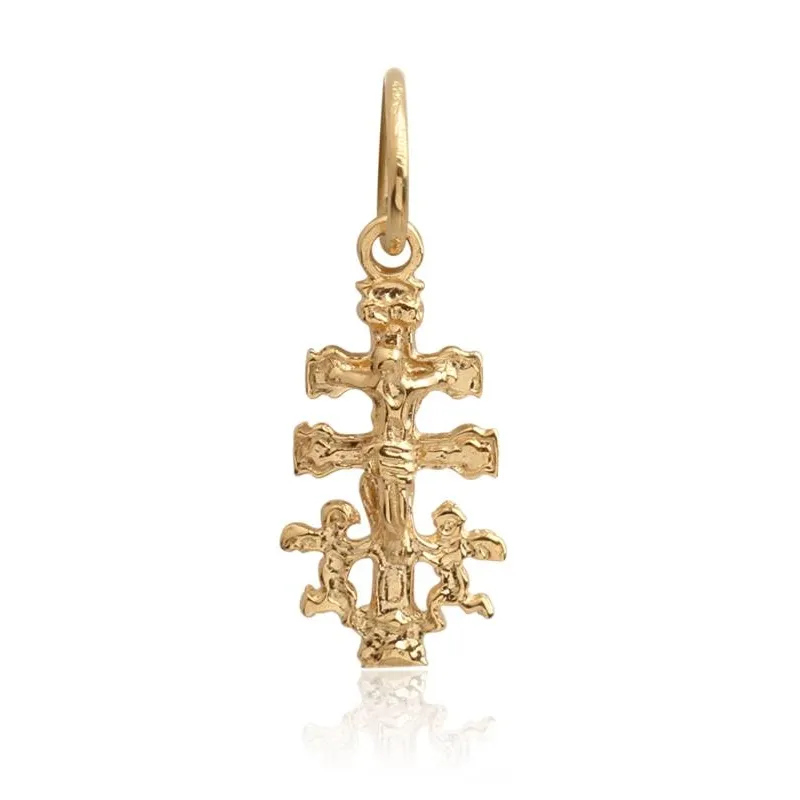 Cruz de Caravaca de Oro 18k 