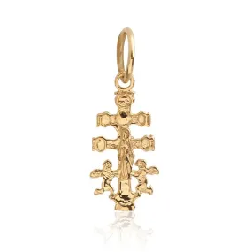 Cruz de Caravaca de Oro 18k 