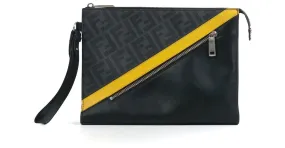 FENDI Bolsos pequeños, billeteras y estuches T. Cuero Negro 