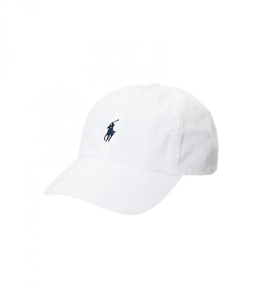 Gorra de tela de chino de algodón blanco