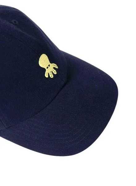 Gorra El Pulpo Lavada Logo Marino Para Hombre