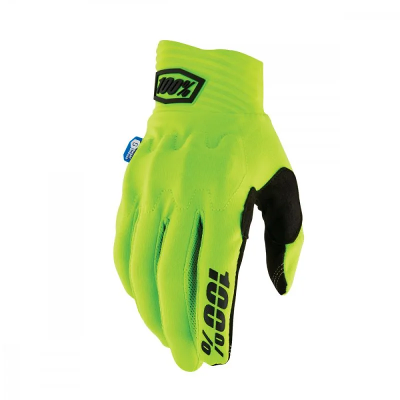 Guantes BTT 100% Bike COGNITO SMART SHOCK (Fluo Yellow)