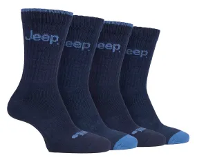 Jeep - 4 pk hombre anti blister calcetines de lujo bota