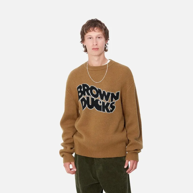 Jerséis Carhartt WIP Brown Ducks Sweater I033863.HZ.XX