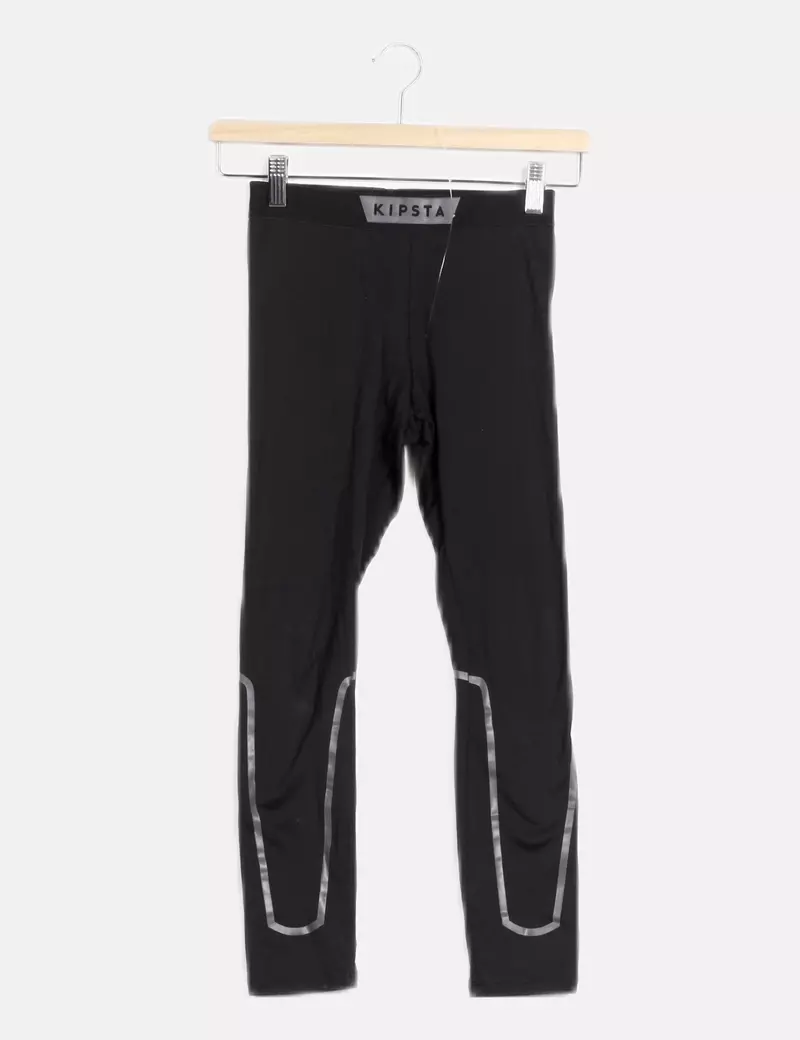KIPSTA Legging deportivo negro