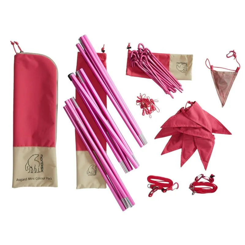 Kit de color para tienda NORDISK Asgard Mini Colour Pack (Cherry Pink)