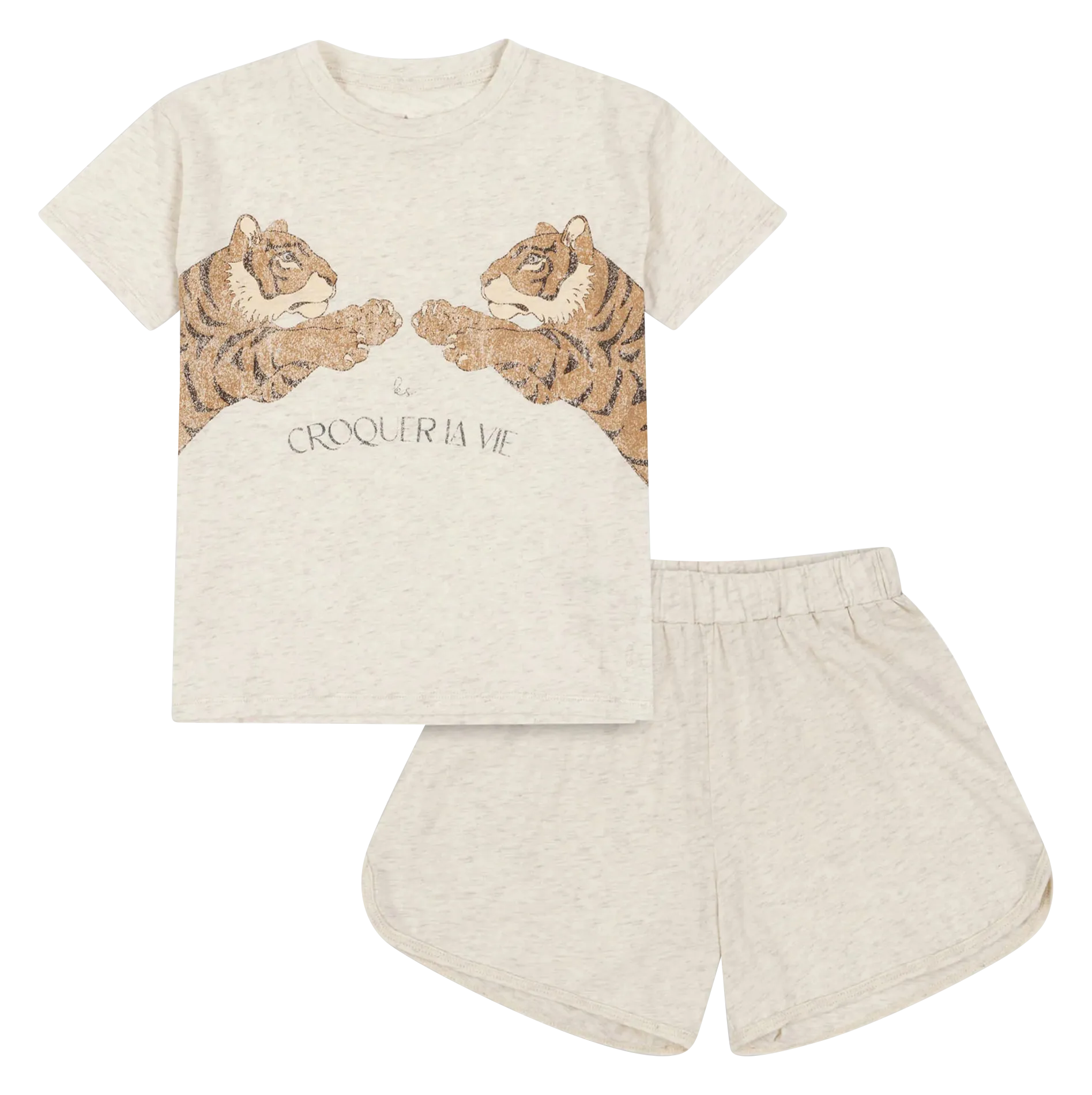 KONGES SLOJD Conjunto estampado en algodón orgánico en multicolor