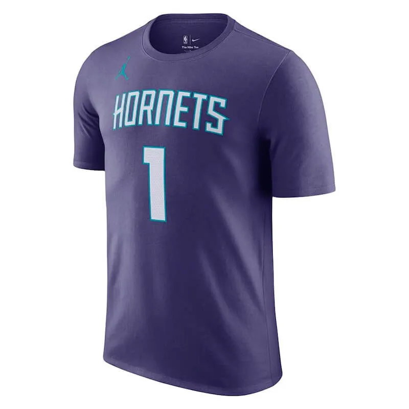 LAMELO BALL CHARLOTTE HORNETS STATEMENT EDITION TEE (JUNIOR)