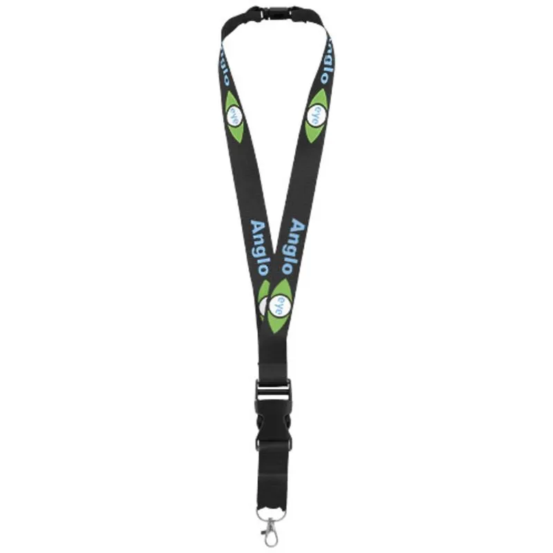 Lanyard promocional con hebilla separable Yogi