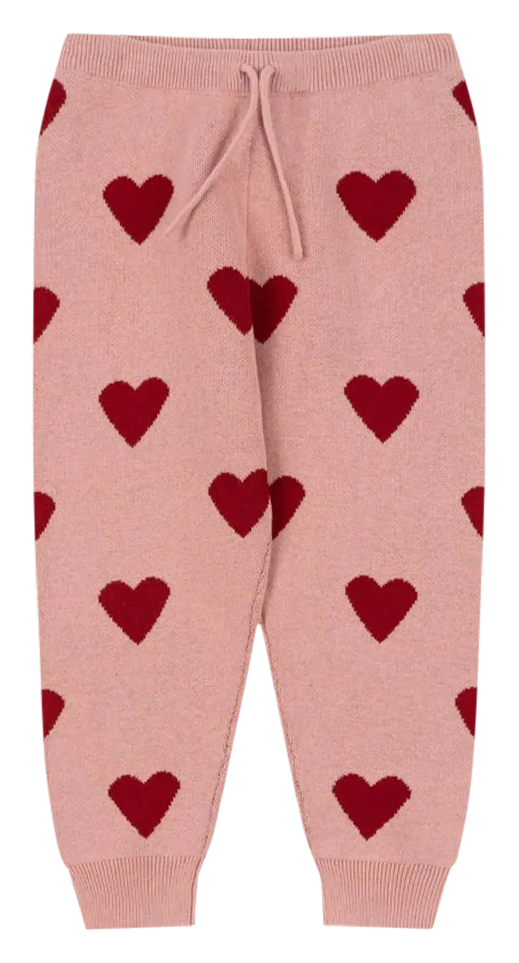 LAPIS - Pantalón de algodón orgánico con estampado en rosa