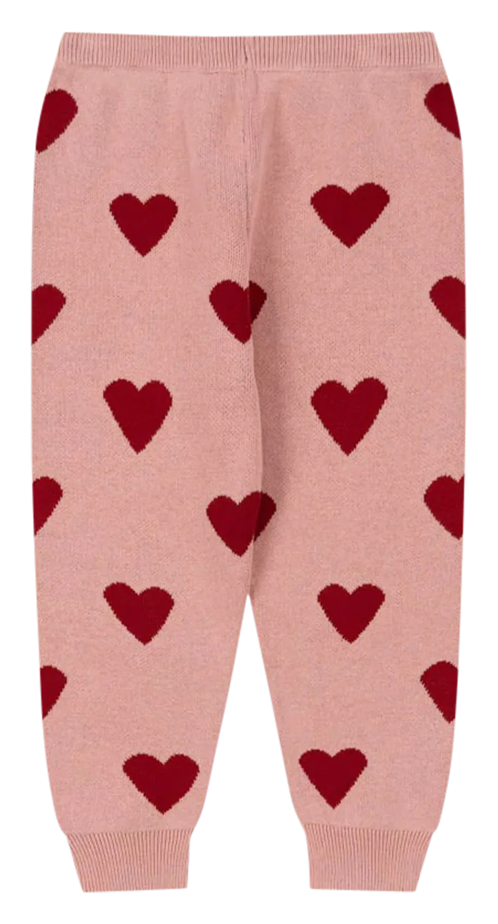 LAPIS - Pantalón de algodón orgánico con estampado en rosa