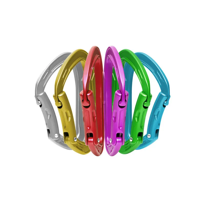 Lote de 6 mosquetones Edelrid Mission (multicolor)