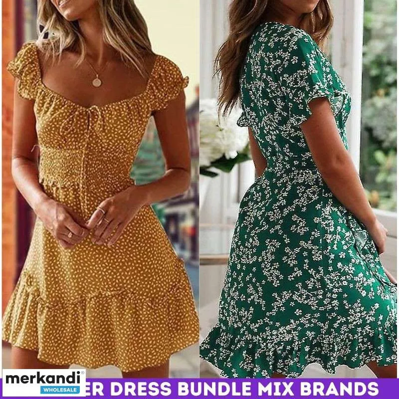 Lote de Vestidos de Verano de Mujer - Grado A - Oferta exclusiva Merkandi