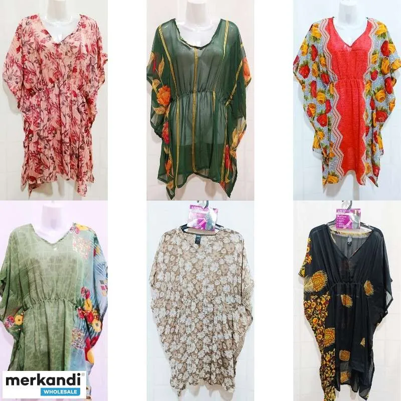 Lote Mayorista de Kaftan 2023 - Variedad en Vestidos de Playa de Última Moda