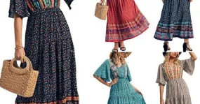 Lote surtido de vestidos bohemios al por mayor - Compra online